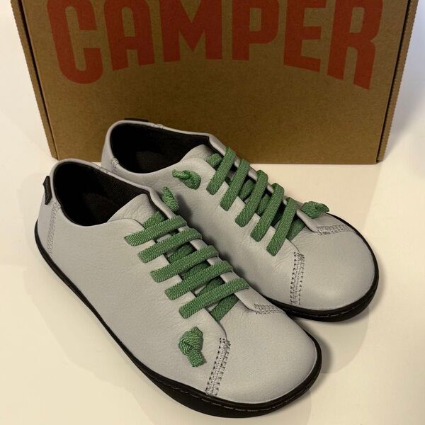 新品 Camper Peu Cami ペウ カミ レザースニーカー グレー