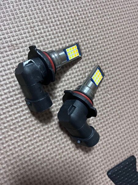HB4 dualカラー LEDフォグランプ 2個セット ホワイト/イエロー切り替えタイプ