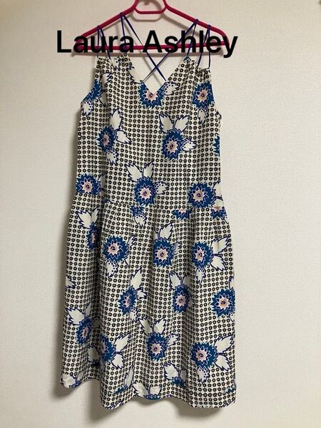 ローラアシュレイロンドン花柄 キャミソールワンピース