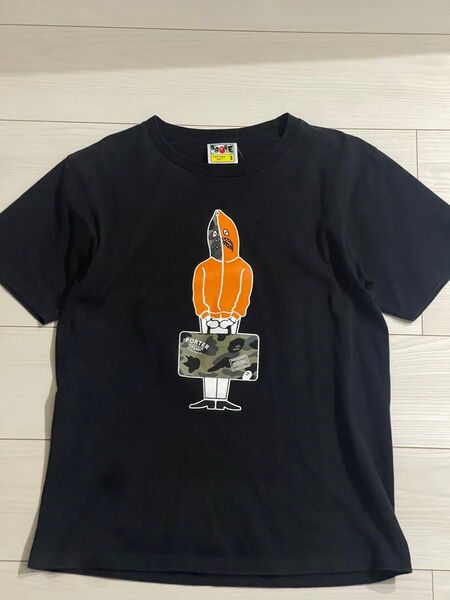 A BATHING APE×PORTER コラボTシャツ 激レア限定シャツ 迷彩 サイズS Tシャツ アベイシングエイプ