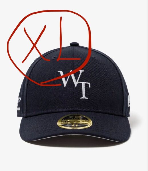 WTAPS 59Fifty Low Profile / Cap / Poly. Twill. Newera "Navy" XL