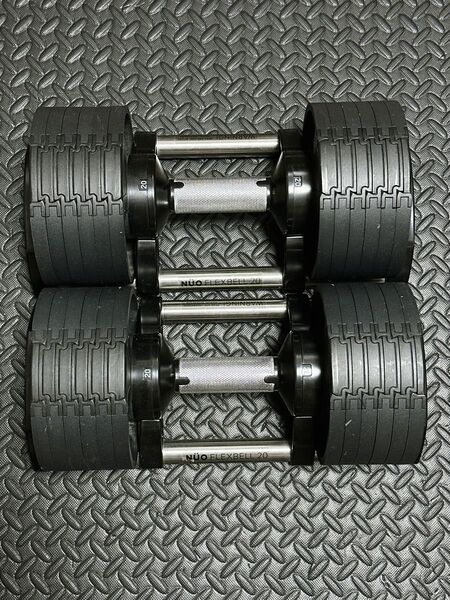 NUO FLEXBELL フレックス 可変式 ダンベル 20kg 2個セット