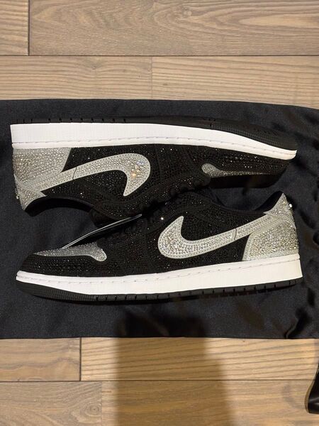 Swarovski × Nike Women's Air Jordan 1 Low OG Crystal Shadow 28.5