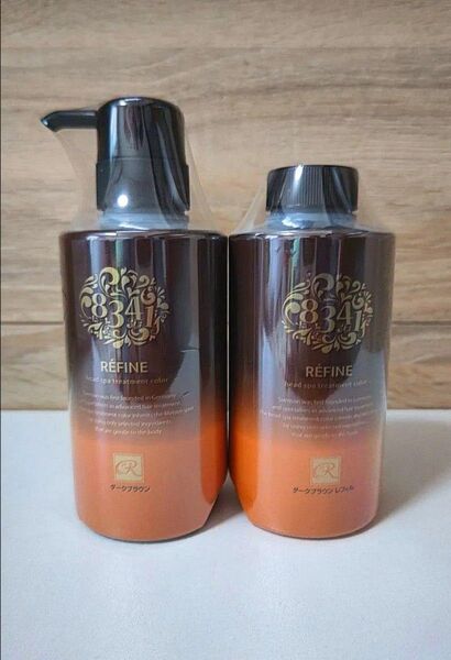 レフィーネ ヘッドスパ トリートメントカラー 【ダークブラウン】300ml 2本セット