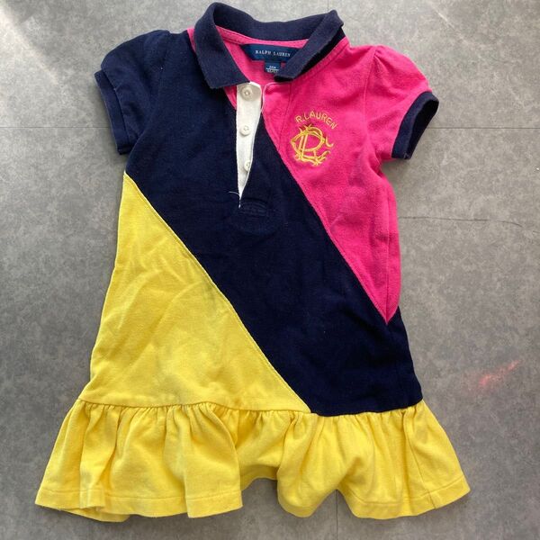 ラルフローレン キッズ ワンピース 女の子 RALPH LAUREN 半袖 24M