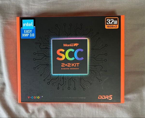 V-Color DK288pin DDR5-6000 CL36-38-38 32GB(16GBx2枚組) 1.25Volt XMP