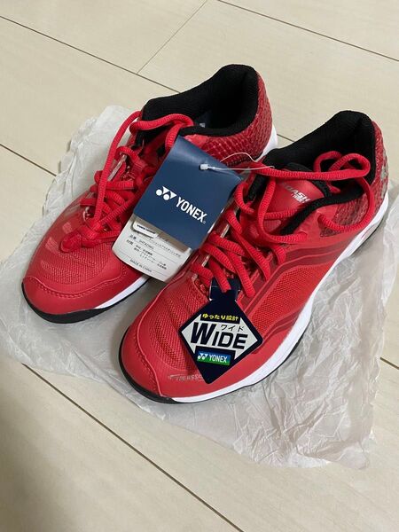YONEX テニスシューズ パワークッションエアラスダッシュWGC WIDE 23.5 ヨネックス