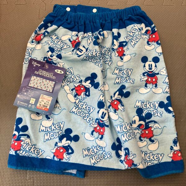 Disney ミッキーマウス スナップ付きタオル