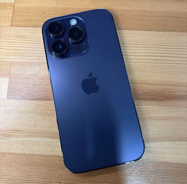 極美品 Apple iPhone14 Pro 128GB SIMフリー ディープパープル 付属品全て未使用