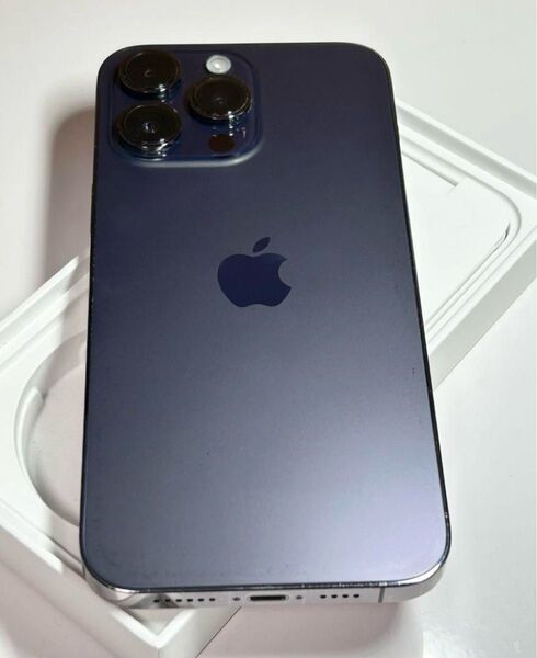 外観未使用 iPhone14Pro 128GB ディープパープル SIMフリー