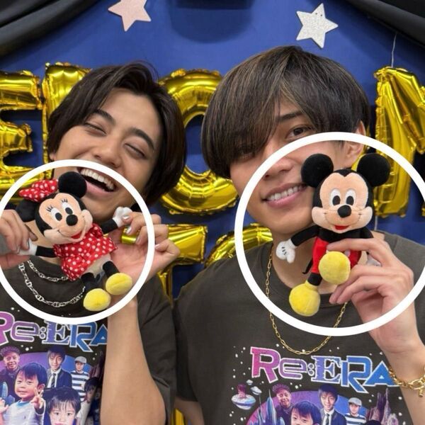 ディズニー ミッキー ミニー 洗えるビーンズコレクション KingandPrince キンプリ re:era
