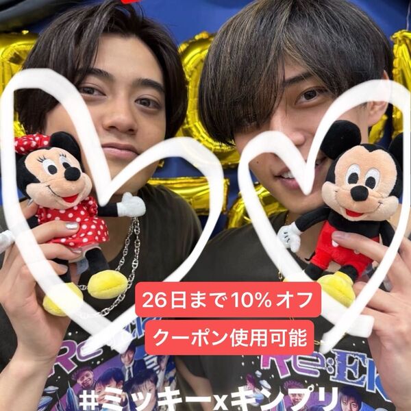 ミッキー ミニー 洗えるビーンズコレクション KingandPrince キンプリ re:era