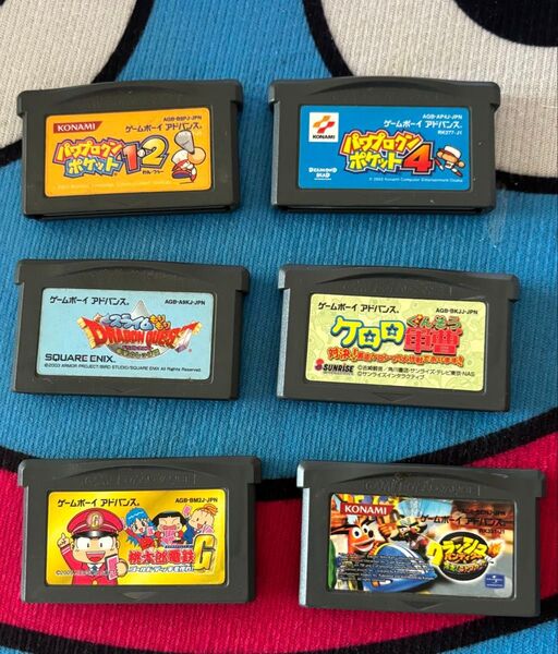 ゲームボーイアドバンス ソフト 6本セット 箱説なし