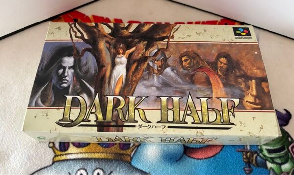 DARK HALF ダークハーフ スーパーファミコンソフト 箱説ハガキ付き