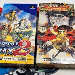 スーパーファミコンソフト メタルマックス2&リターンズ 2本セット 箱説付き