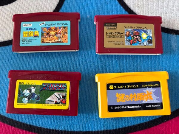 ゲームボーイアドバンス ソフト 4本セット 箱説なし ファミコンミニシリーズ