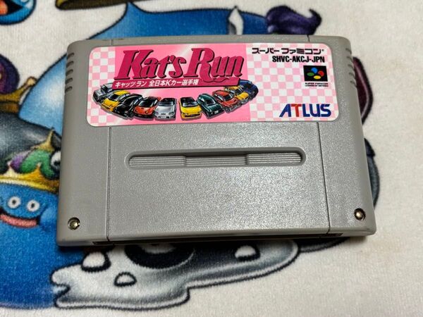 キャッツ・ラン 全日本Kカーバトル選手権 スーパーファミコンソフト 箱説なし