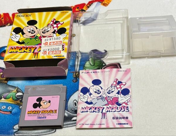 ゲームボーイソフト ミッキーマウスII 箱、説明書付き