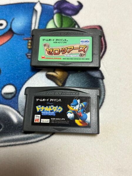 ゲームボーイアドバンス 2本セット ドナルドダック&ゼロ・ツアーズ 箱説なし