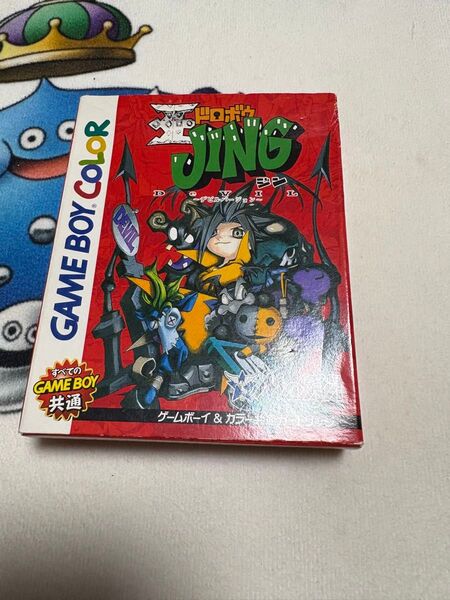 ゲームボーイソフト 王ドロボウJING デビルバージョン 箱説ハガキ付き