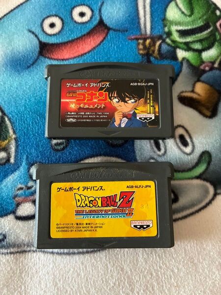 GBアドバンスソフト 2本セット 名探偵コナン ドラゴンボールZ 箱説なし