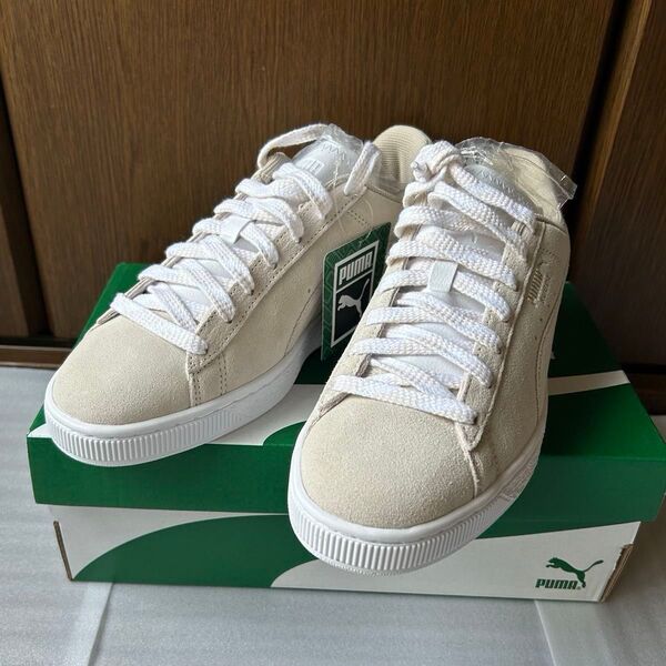 【新品】PUMA プーマ ユニセックス スウェード PRM スニーカー 27.5cm【箱あり】