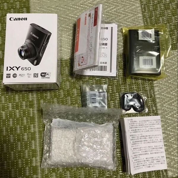 Canon コンパクトデジタルカメラ IXY 650 シルバー 展示品