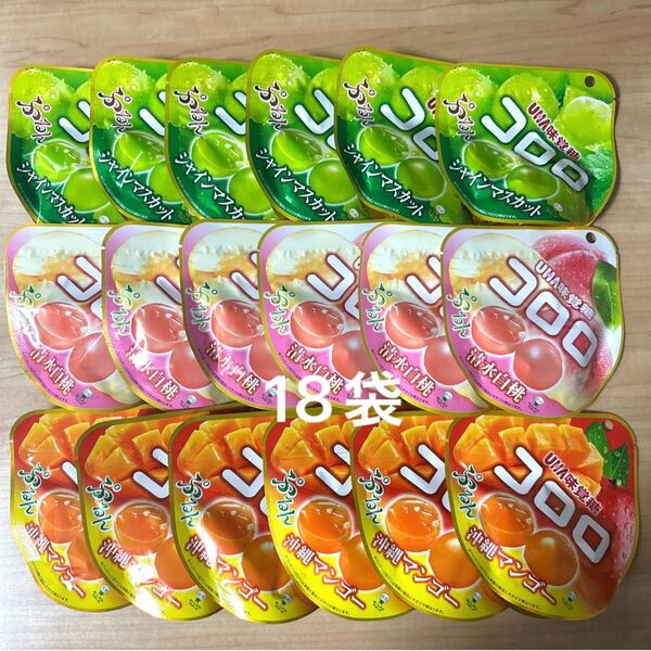 UHA味覚糖 コロロ 18袋 詰め合わせ セット グミ