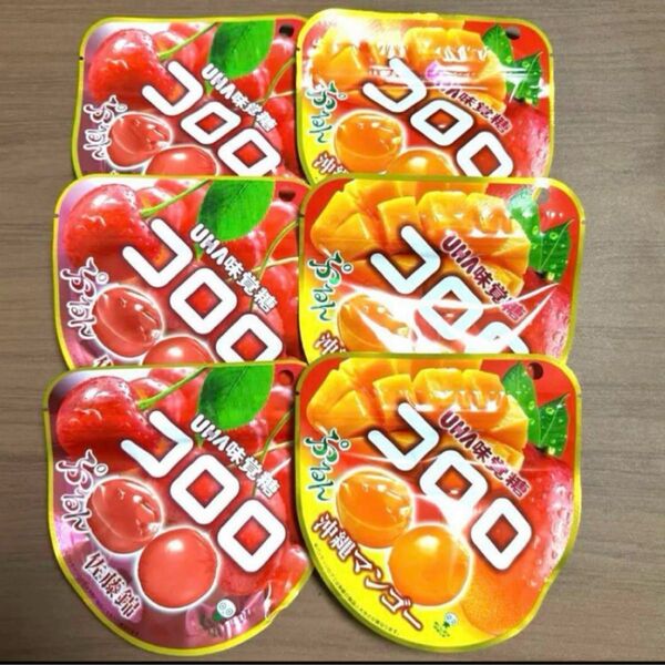 詰め合わせセット 食べくらべ グミ お菓子 UHA味覚糖 コロロ 6袋