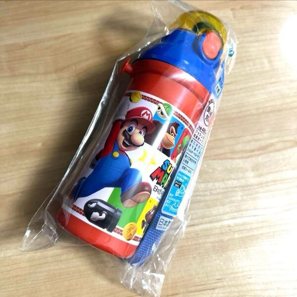 スーパーマリオ 水筒 480ml ワンタッチボトル