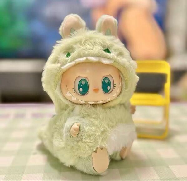 ラブブ labubu ぬい服 恐竜 ぬいぐるみ 服 17cm 15cm 着せ替え POPMART ポップマート
