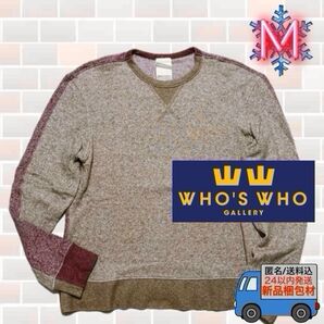 ☆WHO'S WHO gallery ラテカラー 切替デザインカットソー