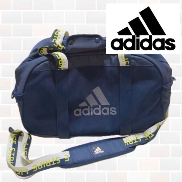 ☆adidas ボストンバッグ 大容量 ゴルフ ショルダーベルト付き