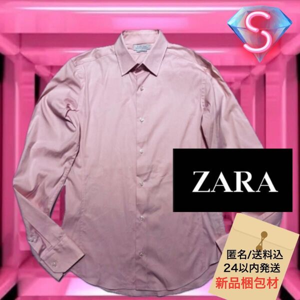 ZARA シルクタッチ しっとりサラサラドレスシャツ