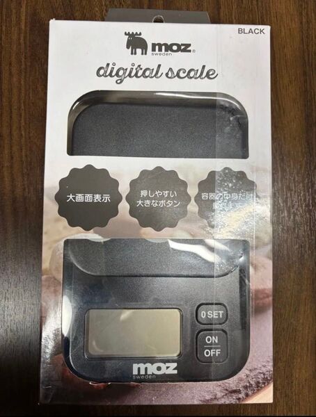 moz sweden デジタルスケール ブラック 新品未開封
