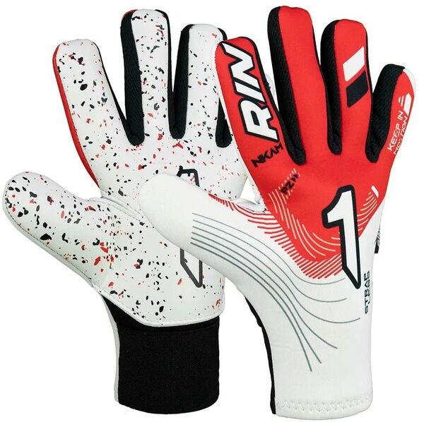 【匿名配送】【新品】【未使用】【入手困難】RINAT GK ゴールキーパー グローブ 赤 白 黒 5号