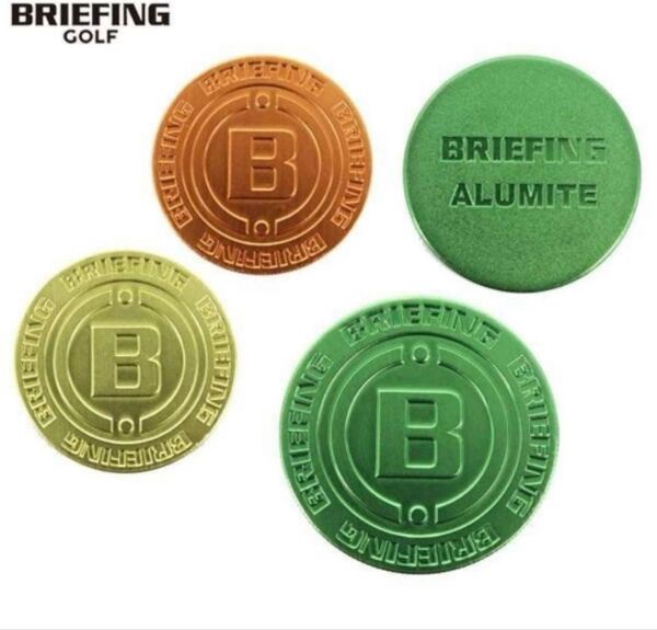 ブリーフィング BRIEFING アルマイトゴルフマーカー