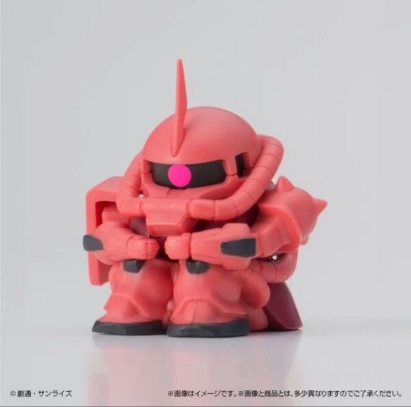 【激レア】まちぼうけ ガンダムの場合3 シャア専用ザク 機動戦士ガンダム ガチャガチャ