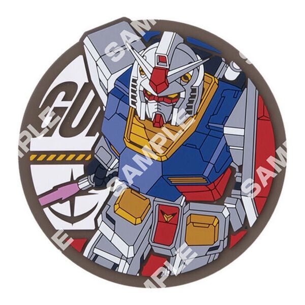 【フラットガシャポン】ガンダムシリーズ クリアラバーコースター ガンダムB 機動戦士ガンダム