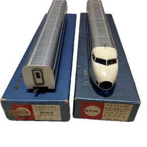 鉄道模型 HOゲージ カツミ 東海道新幹線電車 2両セット(先頭車両、中間車両)