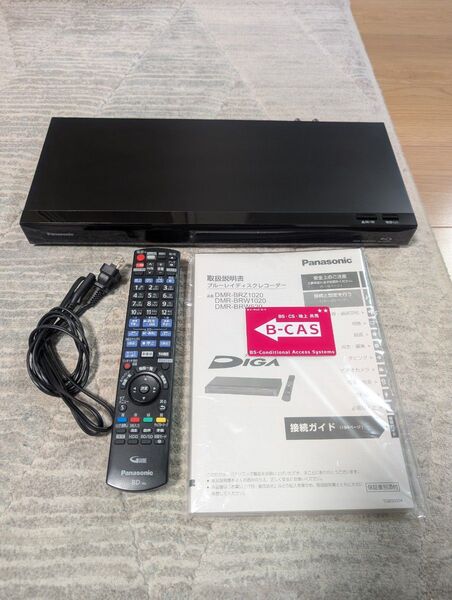 Panasonic パナソニック DIGA DMR-BRW1020 4K ブルーレイ/DVDレコーダー 1TB 2チューナー