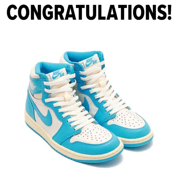JORDAN BRAND AIR JORDAN 1 RETRO HIGH OG DPOWDER BLUE-SAIL 27㎝