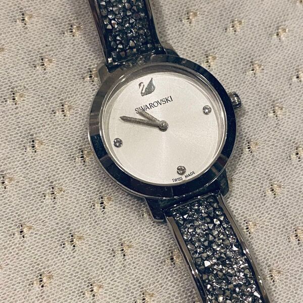 【SWAROVSKI】腕時計 スワロフスキー 5376080 シルバー 銀座店購入