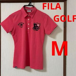 FILA GOLF フィラ ニッキー ゴルフウェア女性用ポロシャツ スポーツウェアトップス M