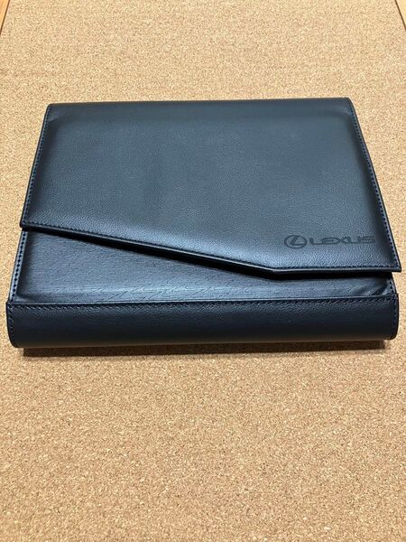 レクサス純正車検証入れ レクサス純正取説説明書ケース 革調ケース LS 黒革調ケース レクサス 車検証入れ 車検証ケース