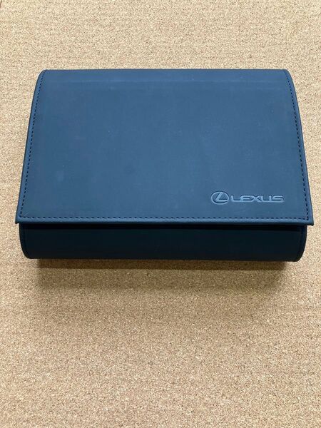 LEXUS 車検証入れ レクサス 取扱説明書入れ 革調ケース レクサス純正品 純正用品 革調