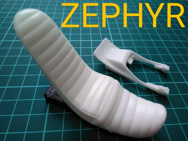 アオシマ1/12カワサキZEPHYR400用レジンパーツセット ゼファー 三段シート 俺のマシン