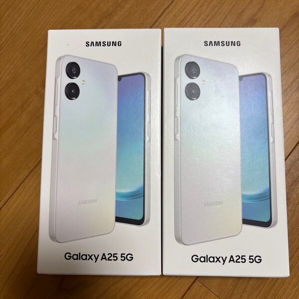 【新品/未開封】匿名配送無料 Galaxy A25 5G ライトブルー 2台 残債無し 一括購入 UQモバイル SIMフリー