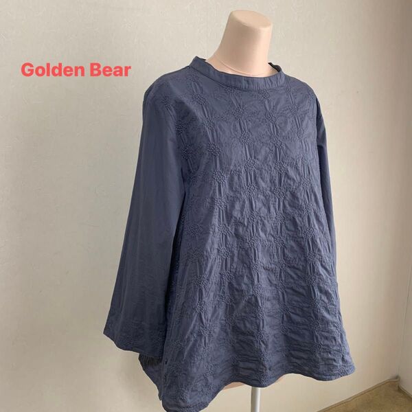 大きいサイズ Golden Bear ゴールデンベア 刺繍レースブラウス 4L
