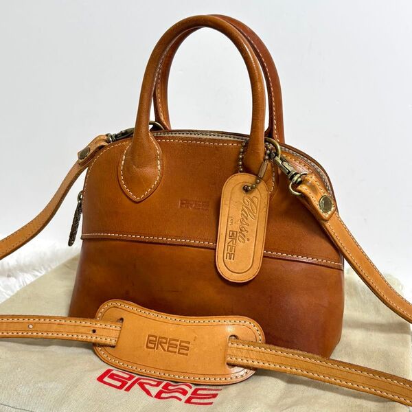 BREE ショルダーバッグ ハンドバッグ 2way 本革 ミニショルダー